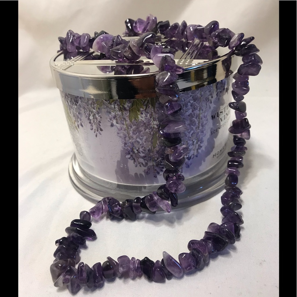 🔆 SALE!!! Amethyst beaded necklace